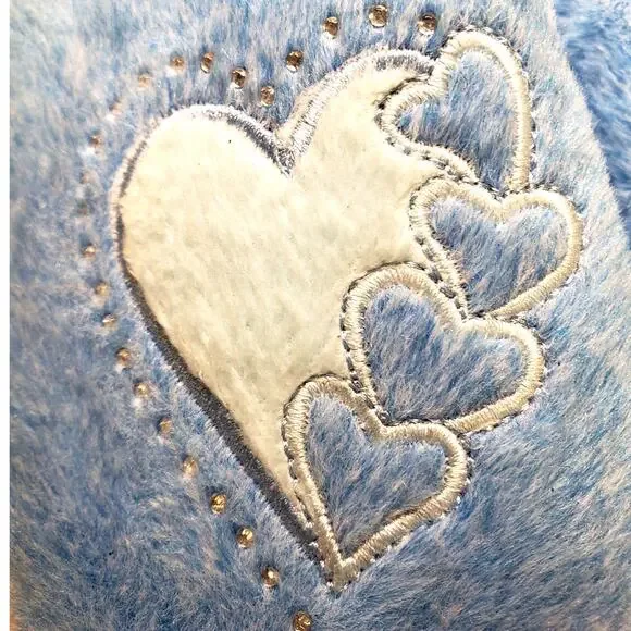 Sweet Dreams by Princess Catherine Comforts Blue Shoes, Rubber Soles, Baby 4 - Picture 5 of 5